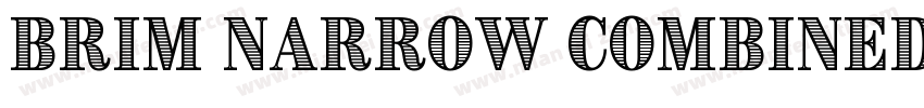 Brim Narrow Combined 1字体转换